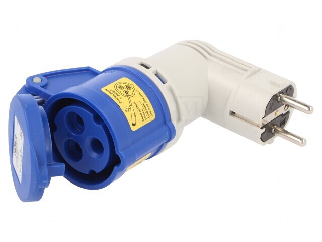 Adaptor Alimentare AC Tată/Mamă 16A 230V IP20