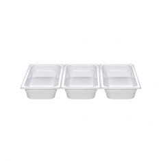 Vas Hendi gastronorm melamina GN 1/6 100 mm, rezistenta la temperaturi de la -20 gr. C la 70 gr. C foto