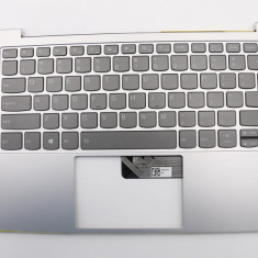 Carcasa superioara cu tastatura palmrest Laptop, Lenovo, Yoga S730-13IWL Type 81J0, S730-13IML Type 81U4, 5CB0S72889, cu iluminare, layout UK