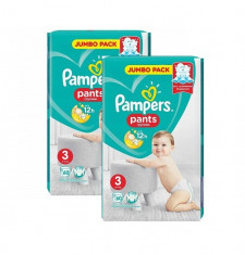 Pachet 2 x Scutece chilotel Pampers Pants Nr.3, 60 buc (120 buc) foto