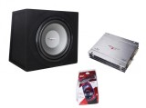 Pachet Excalibur X12C+X600.2+kit cabluri