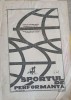 Sportul de Performanta Nr. 112 - L. Rapaport, 1980, Editura CNEFS, Carte Sport, Romana, 130 Pagini