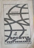 Sportul de Performanta Nr. 112 - L. Rapaport, 1980, Editura CNEFS, Carte Sport, Romana, 130 Pagini