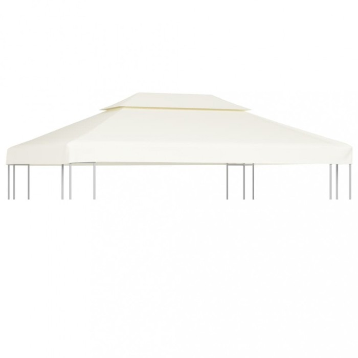 Gossi copertina rezerva acoperis pavilion, alb crem, 3x4 m, 310 g/m2