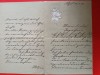Familia GHICA ,scrisoare trimisa de ELENA HELENA BRANCOVAN-GHIKA , anul 1883 , de la Adjud ,casa ELENA BRANCOVAN-GHICA