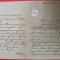 familia GHICA ,scrisoare trimisa de ELENA HELENA BRANCOVAN-GHIKA , anul 1883 , de la Adjud ,casa ELENA BRANCOVAN-GHICA