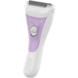 Aparat de ras femei Remington Smooth &amp; Silky WSF5060, umed/uscat, aloe vera, baterii AAA, trimmer, husa, perie