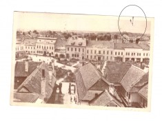 CP Fagaras - Piata Republicii, RPR, circulata, mica pata de tus