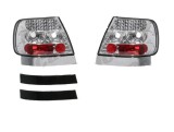 Set stopuri tuning AUDI A4 (B5), 11.1994-09.2001, model SEDAN, Taiwan, partea stanga+dreapta, LED; transparent, argintiu;