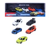 MAJORETTE SET 5 MASINUTE METALICE MERCEDES AMG 7.5CM