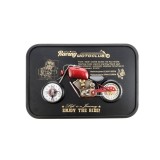 Cumpara ieftin Ceas perete decor Motocicleta metal 60 x 40 x 6,5 cm