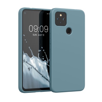 Husa pentru Google Pixel 4a 5G, Silicon, Verde, 53779.207 foto