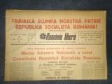 ZIARUL ROMANIA LIBERA 22 AUGUST 1965 VOTAREA CONSTITUTIEI ROMANIEI