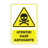 Indicator de avertizare Atenție! Gaze Asfixiante