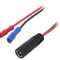 Conexiune adaptor 5.5x2.1mm mama - iesire conectori 4.8mm 0.3m CELLEVIA POWER CABLE-2/CL