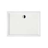 Cumpara ieftin Cădiță de duș pătrată universală Oskar, 100x90x5,5 cm, design jos