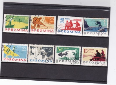 TSV @ - 1962 LP 544 PESCUITUL SPORTIV, STAMPILAT foto