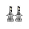 Set 2 becuri LED B01 H7 6000K pentru faruri auto, dimensiune apropiata de becul H7 standard