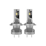 Set 2 becuri LED B01 H7 6000K pentru faruri auto, dimensiune apropiata de becul H7 standard Automotive TrustedCars