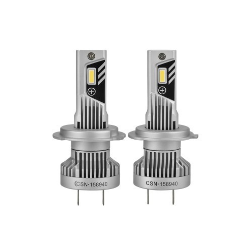 Set 2 becuri LED B01 H7 6000K pentru faruri auto, dimensiune apropiata de becul H7 standard Automotive TrustedCars