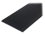 Radiator extrudat cu aripioare SEIFERT ELECTRONIC, 1000mm x 219mm, negru