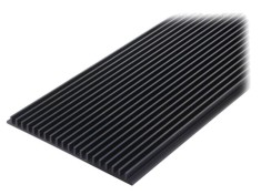 Radiator extrudat cu aripioare SEIFERT ELECTRONIC, 1000mm x 219mm, negru