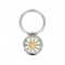 Suport Telefon, Inel / Ring, Metalic, Flower / Floare, Silver