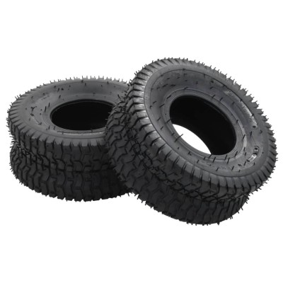 Set anvelopă roabă &amp;amp; cameră, 4 buc., 15x6.00-6 4PR, cauciuc foto