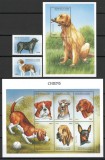 Guineea 1999 Mi 2326/33 + bl 581 MNH - Rase de caini, Nestampilat