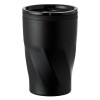 Pahar Termos, Metalic, Capacitate 350ml, Negru, Carcasă Metalică, Interior Plastic, Cap Negru, Oem