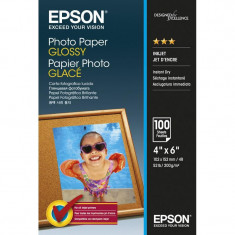 Hartie foto epson s042548 dimensiune 10x15cm 100 coli tip glossy greutate 200g/m2