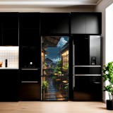 Folie imprimata color pentru decor Frigider, dimensiune 200 x 90cm, model: AVX-FR23, AVEX
