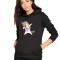 Hanorac dama negru - Cool Unicorn - L
