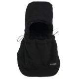 Cagulă neagră cu căptușeală fleece și șnur ajustabil, CMCLASS