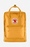 Fjallraven rucsac Kanken culoarea galben, mare, cu imprimeu F23510.160-160