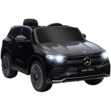 HOMCOM Mașină Electrică pentru Copii 3-8 Ani cu Telecomandă și Claxon, Negru, 111.5x69x52.5 cm | Aosom Romania