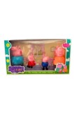 Cumpara ieftin Set Peppa Pig, 4 figurine: copii și părinți, multicolor, 5-10cm