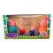 Set Peppa Pig, 4 figurine: copii și părinți, multicolor, 5-10cm