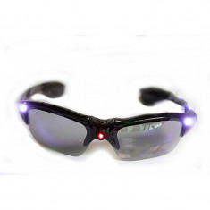 Ochelari cu protectie UV 400 si 3 LED-uri pentru iluminat foto