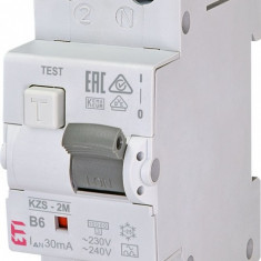 Siguranta automata diferentiala RCBO 10A,1+N TIP A, Curba B