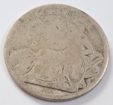 Elvetia , 1 Franc 1861, Europa, Argint