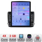 Navigatie Peugeot 208 2008 K-PSA ecran tip TESLA 9.7&quot; cu Android Radio Bluetooth Internet GPS WIFI 2+32 DSP Quad Core CarStore Technology