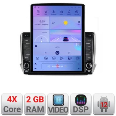 Navigatie Peugeot 208 2008 K-PSA ecran tip TESLA 9.7&amp;quot; cu Android Radio Bluetooth Internet GPS WIFI 2+32 DSP Quad Core CarStore Technology foto