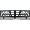 Set 2 bucati, suport numar inmatriculare argintiu Nissan, Autohelix MSA