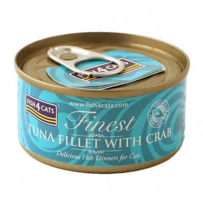 Fish4cats Finest Tuna &amp;amp;amp; Crab 70 g foto