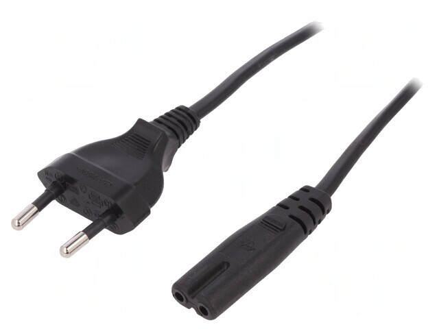 Cablu Alimentare Negru 1.8m CEE 7/16 la IEC C7