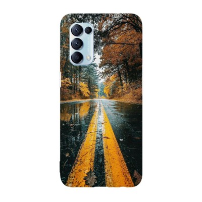 Husa compatibila cu Oppo Reno 4 Lite model Autumn asthenia road, Silicon, TPU, Viceversa foto