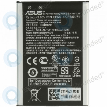 Baterie Asus Zenfone 2 Laser (ZE500KG ZE500KL) C11P1428 2400mAh 0B200-01480100 foto