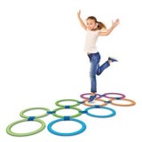 Set de Cercuri Colorate pentru Jocul de Sarituri Sotronul, CMCLASS