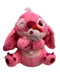 Jucarie Stitch roz de plus 30 cm Angel cu marioneta